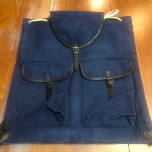 Madewell QMC canvas farm backpack